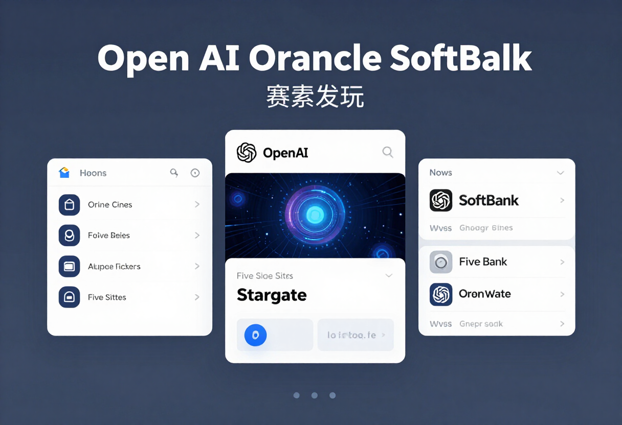 OpenAI, Oracle, and SoftBank expand Stargate with five new AI datacenter sites